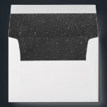 Rustic Chalkboard Hand-drawn Chalk Snow Envelopes<br><div class="desc">Chalkboard inside background with hand-drawn chalk snow rustic and trendy envelope.</div>