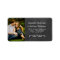 Rustic Chalkboard Wedding Photo Return Address