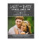 Rustic Chalkboard Wedding Photo Save the Date