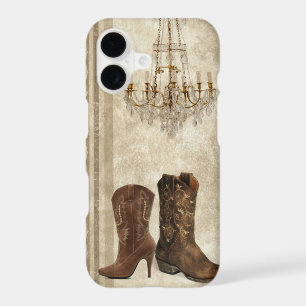 Rustic Chandelier Western country cowboy boots