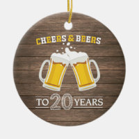Rustic Cheers and Beers to 20 Years