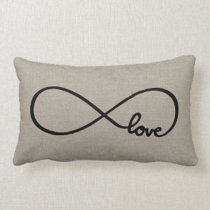 Rustic Chic Love Lumbar Pillow