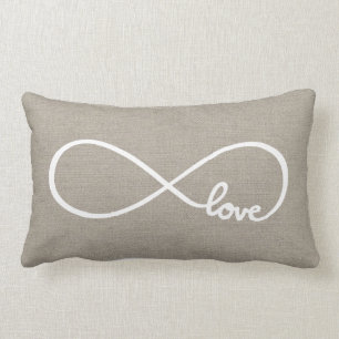Rustic Chic Love Lumbar Pillow