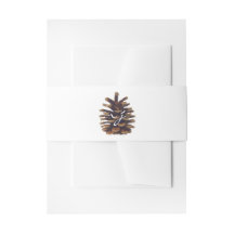 Rustic Chic Pine Cone Belly Band