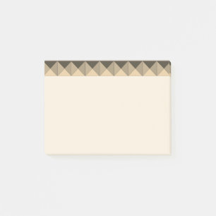 Rustic Chic Pyramids Post-it Notes