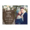 Rustic Chic Romantic Floral Save the Date Photo