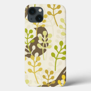 Rustic chic sparrow swallow bird shabby pattern iPhone 13 case