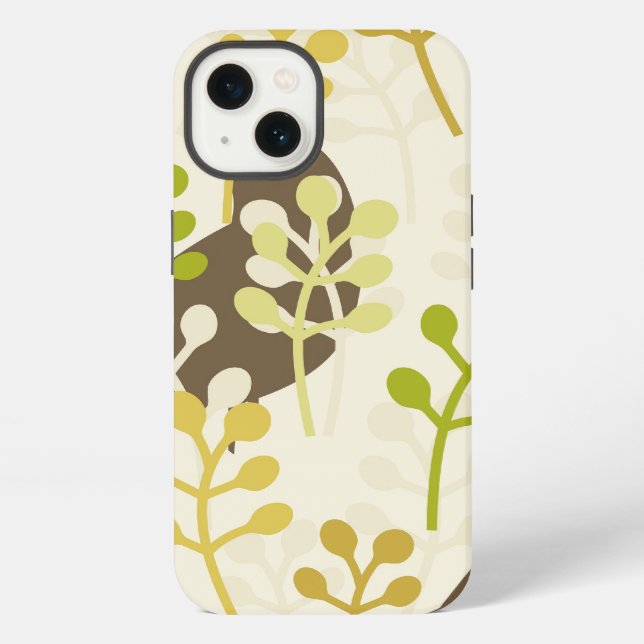Rustic chic sparrow swallow bird shabby pattern iPhone case (Back)