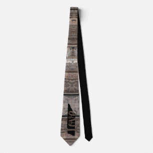 rustic chic TENNESSEE LOVE in script Tie