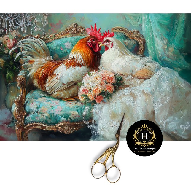 Rustic Chic Wedding Chickens Furniture Decoupage  Tissue Paper (Creator Uploaded)
