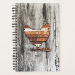 Rustic Chicken (Brown) Planner