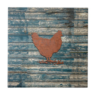 Rustic Chicken (Rusty) Tile