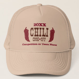Rustic Chili Cook Off Competition Trucker Hat