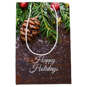 Rustic Christmas Gift Bag