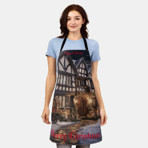Rustic Christmas Magic Apron