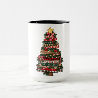 Rustic Christmas Tree Mug
