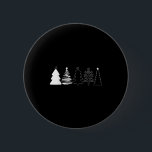 Rustic Christmas Trees Winter Forest Minimalist  2 Inch Round Button<br><div class="desc">Rustic Christmas Trees Winter Forest Minimalist</div>