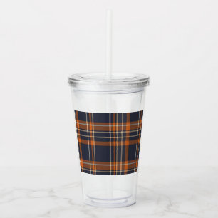 Rustic Christmas/winter plaid   Acrylic Tumbler