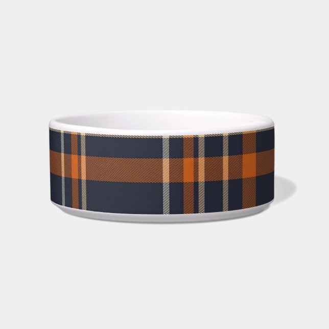 Rustic Christmas/winter plaid  Bowl (Front)