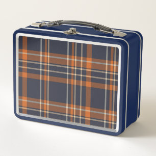 Rustic Christmas/winter plaid   Metal Lunch Box
