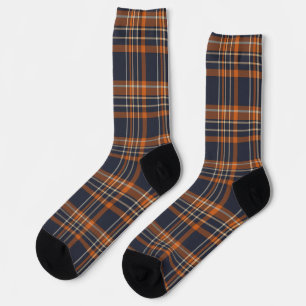 Rustic Christmas/winter plaid Socks