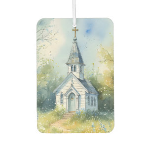 Rustic Church Path in Wildflower Meadow Air Freshener
