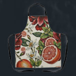 Rustic Citrus Floral summer Apron<br><div class="desc">Rustic Citrus Floral summer badge bring the warmth of a Mediterranean summer to your bridal shower with this vibrant and elegant collection. Featuring a sophisticated blend of sun-ripened oranges, lush greenery, and deep burgundy blooms, this theme is perfect for the bride who loves a mix of rustic charm and timeless...</div>