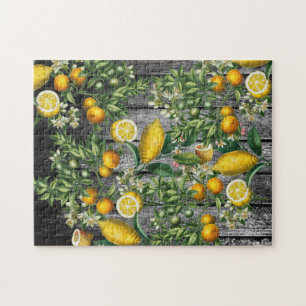 Rustic Citrus Garden Jigsaw Puzzle