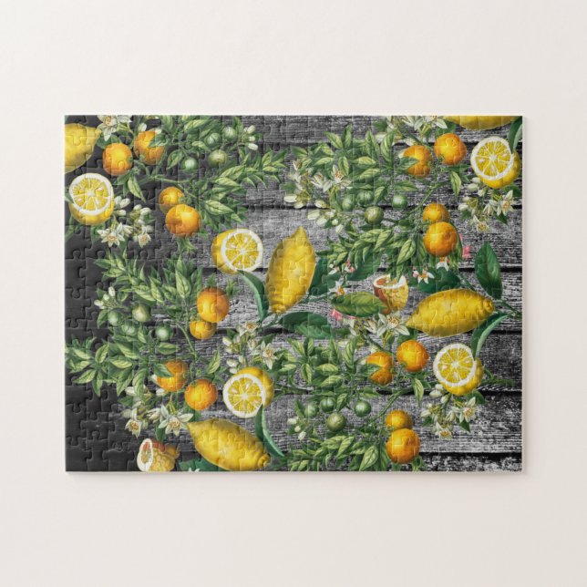 Rustic Citrus Garden Jigsaw Puzzle (Horizontal)