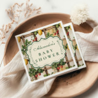 Rustic Citrus Strawberry Baby Shower