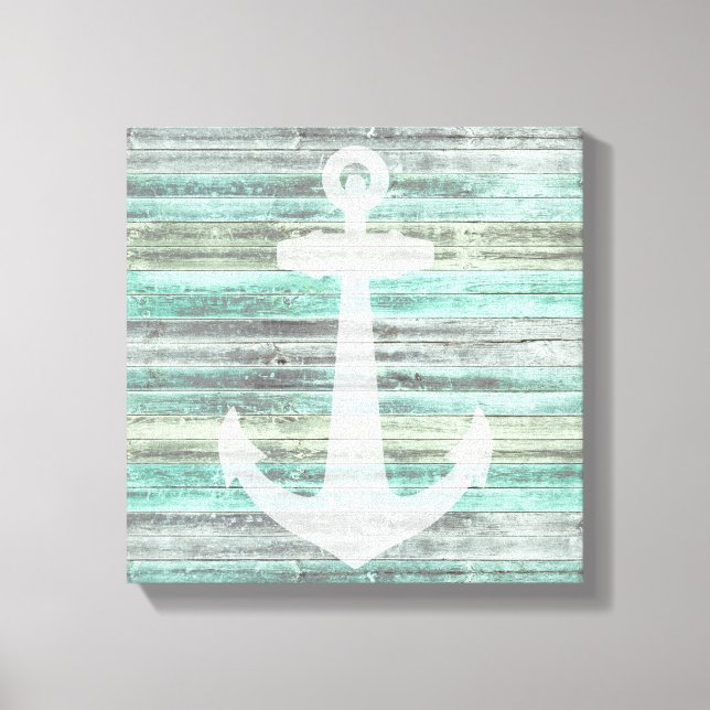 Rustic Coastal Decor Anchor (Front)