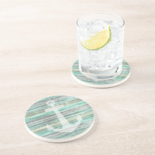 Rustic Coastal Decor Anchor Coaster