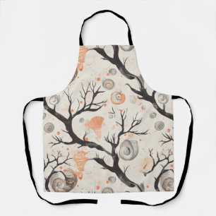 Rustic Coastal - Seashells, Starfish, Reef (17) Apron