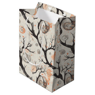 Rustic Coastal - Seashells, Starfish, Reef (17) Medium Gift Bag