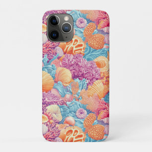 Rustic Coastal - Seashells, Starfish, Reef (20) iPhone 11 Pro Case