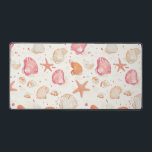 Rustic Coastal - Seashells, Starfish, Reef (28) Desk Mat<br><div class="desc">Immerse yourself in the timeless allure of coastal aesthetics with this meticulously crafted desk mat. This desk mat captures the serene beauty of the ocean's treasures, featuring intricately detailed seashells, starfish, and coral reef motifs set against a rustic, vintage-inspired backdrop. The weathered textures and muted colour palette evoke a sense...</div>
