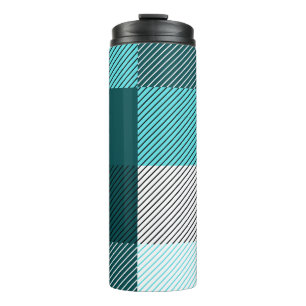 Rustic Contemporary Plaid Thermal Tumbler