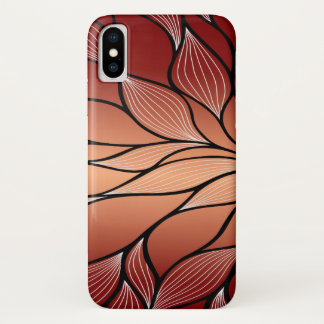 Rustic Coppery Bronze Leave Pattern  Case-Mate iPhone Case