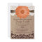 Rustic Coral Peach Flower Bridal Shower Invitation