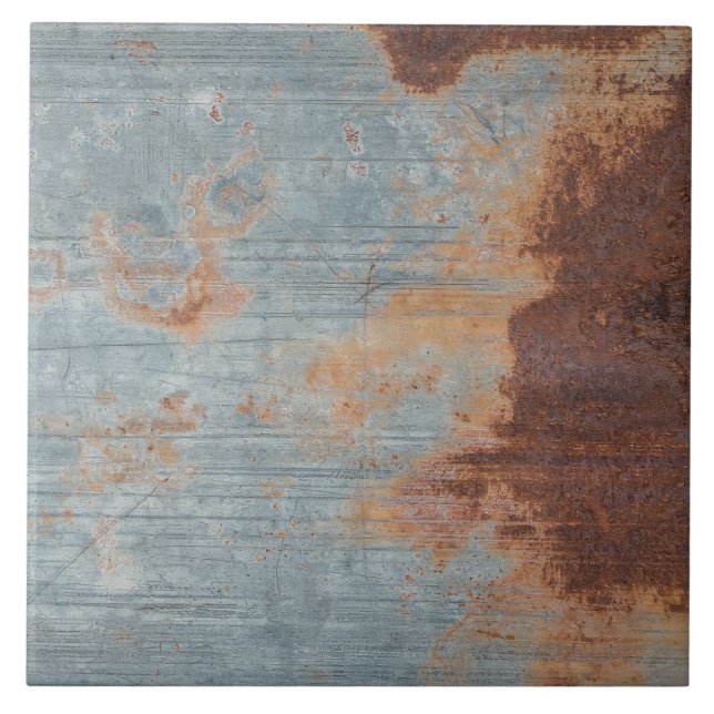 Rustic Corrugated Metal Tile (Front)