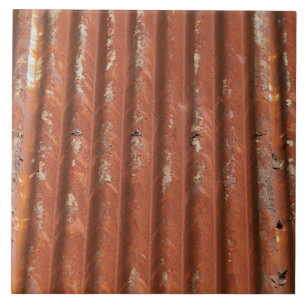 Rustic Corrugated Metal Tile