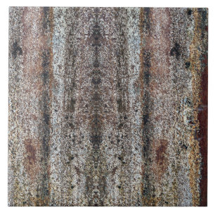 Rustic Corrugated Metal Tile