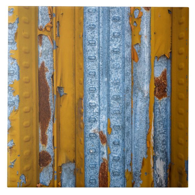 Rustic Corrugated Metal Tile (Front)