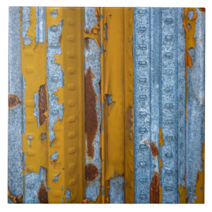 Rustic Corrugated Metal Tile
