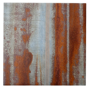 Rustic Corrugated Metal Tile