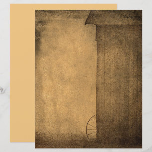 Rustic Country Barn Brown Sepia Vintage Texture