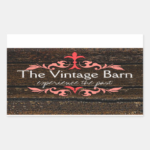 Rustic Country Barn Wood Grain Sticker