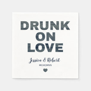 Rustic Country Barn Wood Wedding Napkin