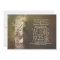 Rustic country birch tree wedding invitations