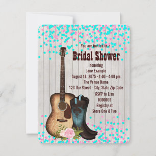 Rustic Country Bridal Shower Invitation